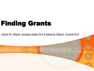 Finding Grants