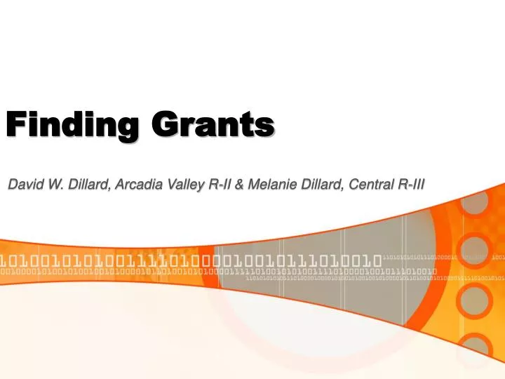 finding grants