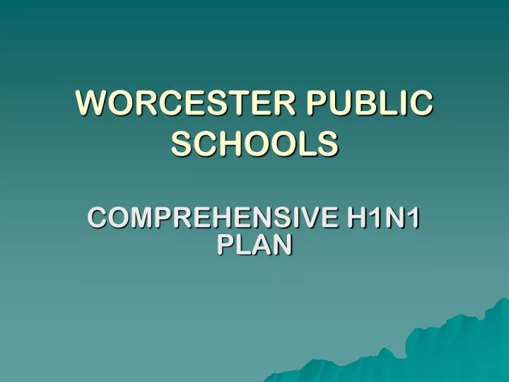 worcester public schools