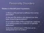 Personality Disorders - slide 1
