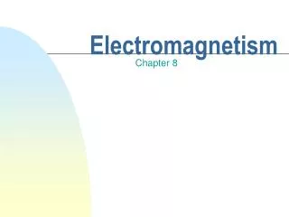 Electromagnetism