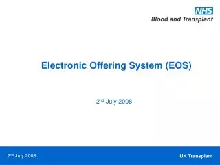 Electronic Offering System (EOS)