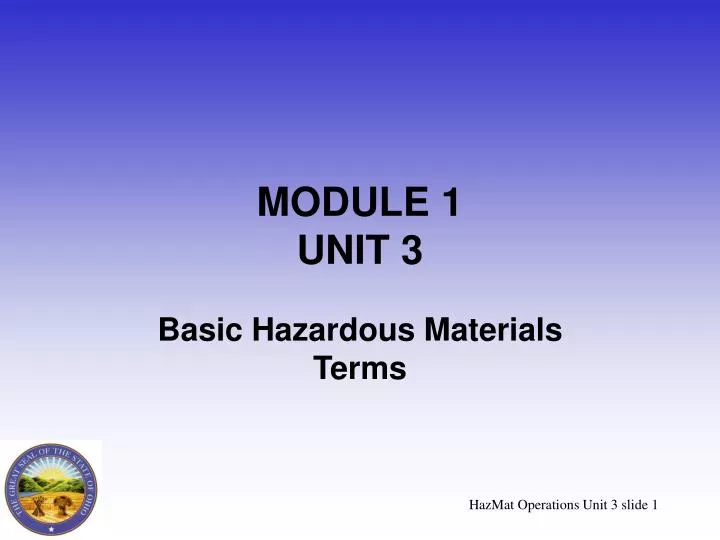 module 1 unit 3