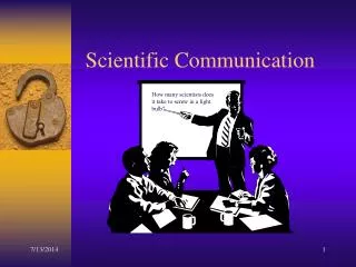 Scientific Communication