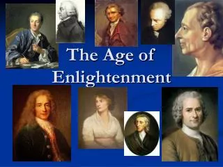 the age of enlightenment