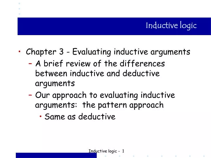 inductive logic