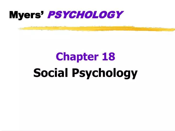 myers psychology