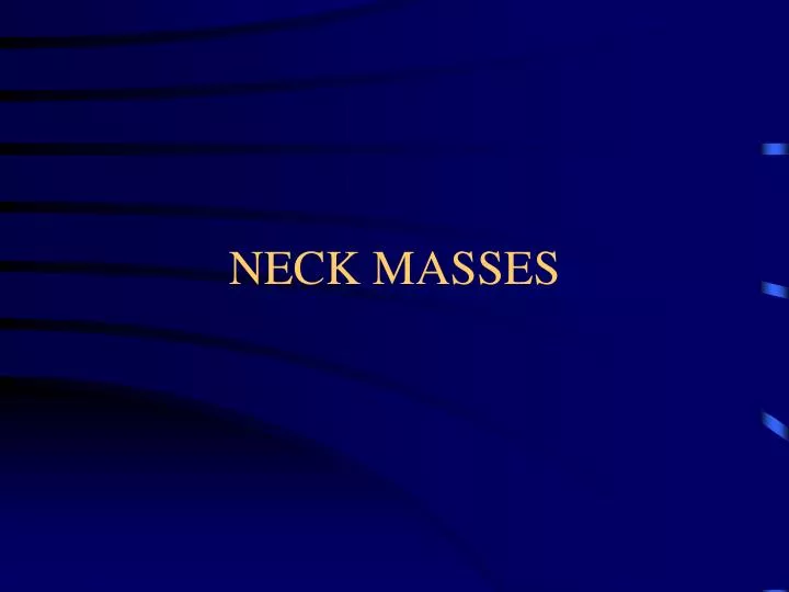 neck masses