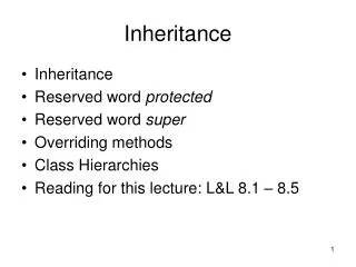 Inheritance