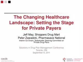 The Changing Healthcare Landscape: Setting the Stage for Private Payers