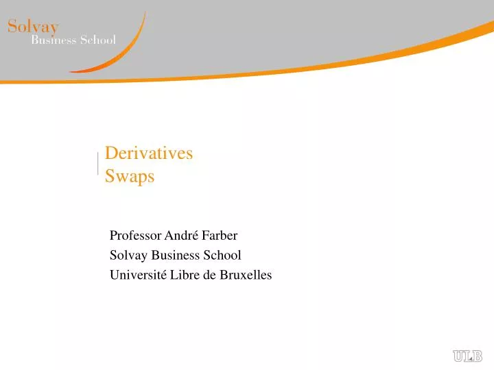 derivatives swaps
