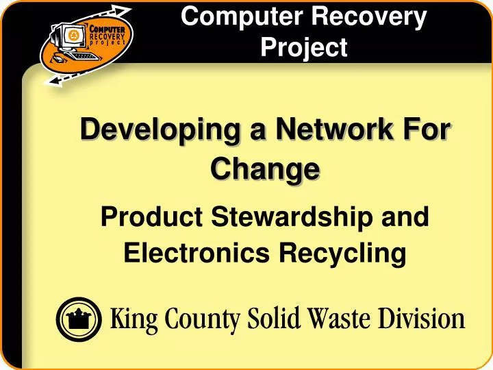 computer recovery project