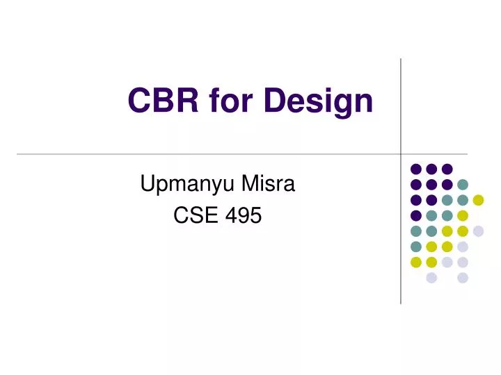 cbr for design