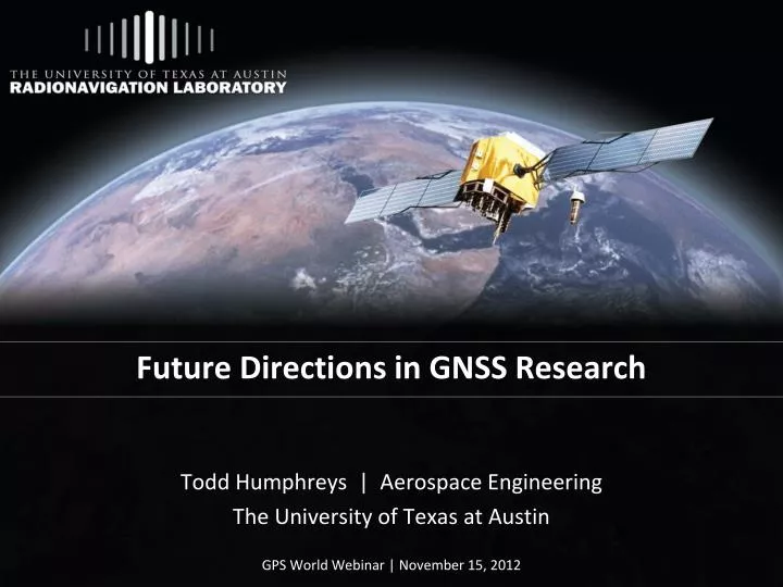 future directions in gnss research