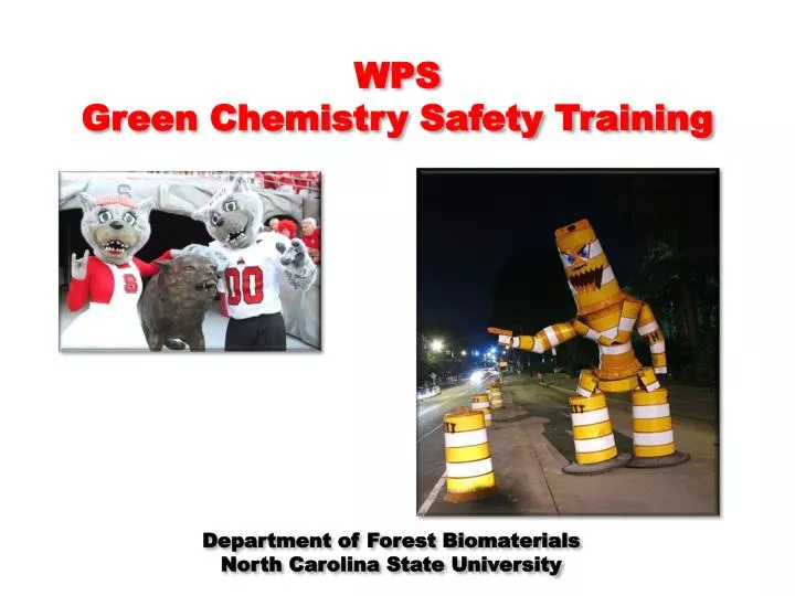 wps green chemistry safety training