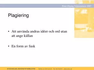 plagiering