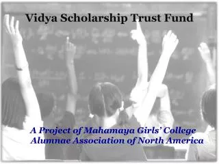 Vidya Scholarship Trust Fund