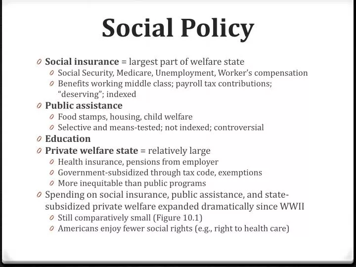 social policy