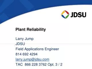 Plant Reliability