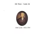 226 Notes - Locke [ 1 ] - slide 1