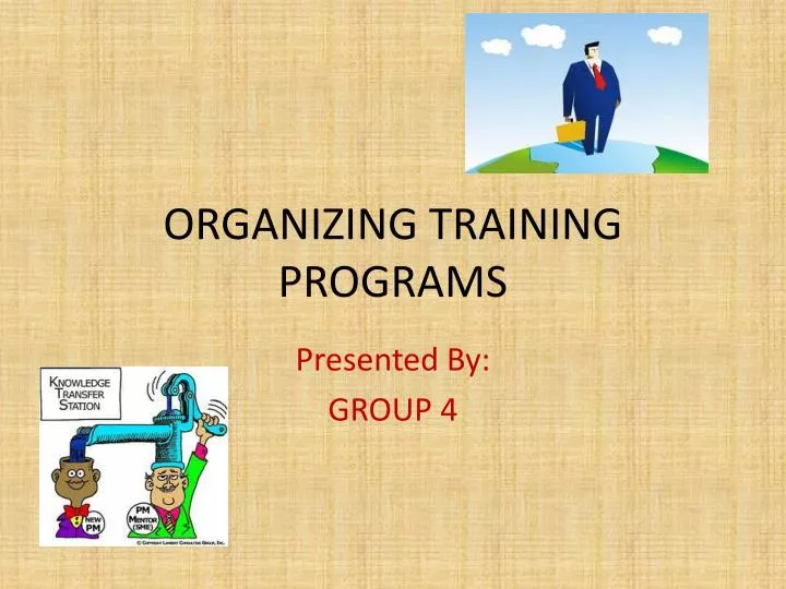 organizing training programs