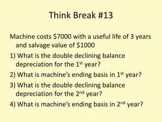 Think Break #13