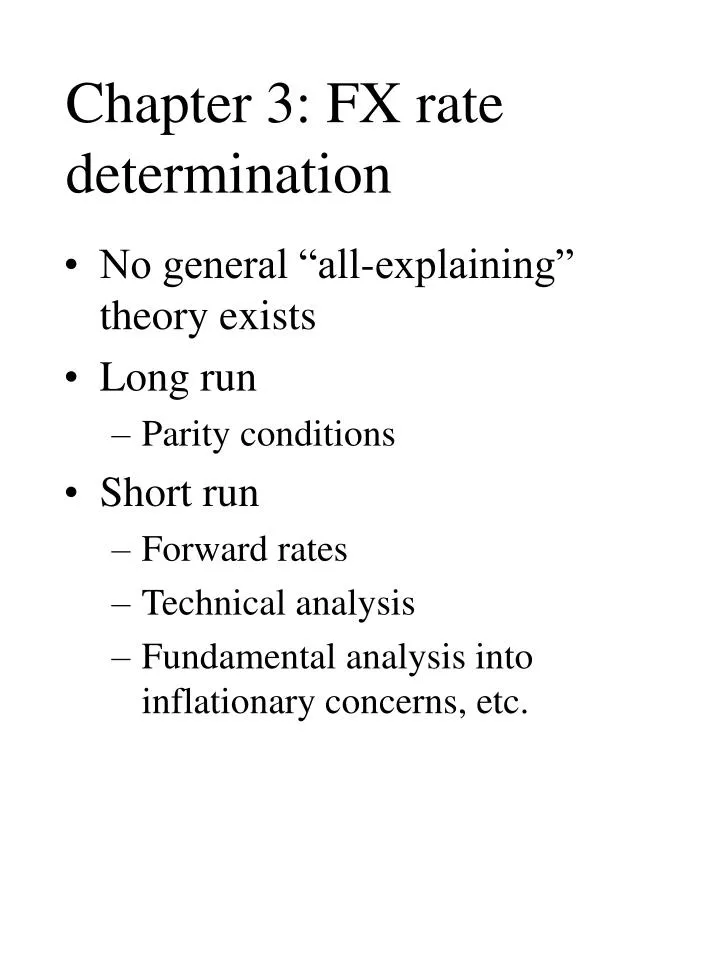 chapter 3 fx rate determination