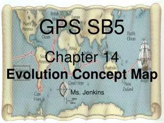 GPS SB5 Chapter 14 Evolution Concept Map