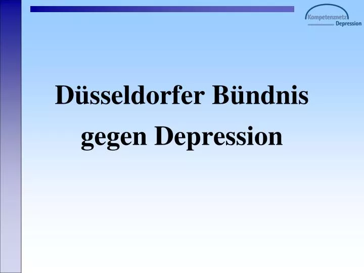 d sseldorfer b ndnis gegen depression