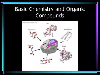 Basic Chemistry and Organic Compounds