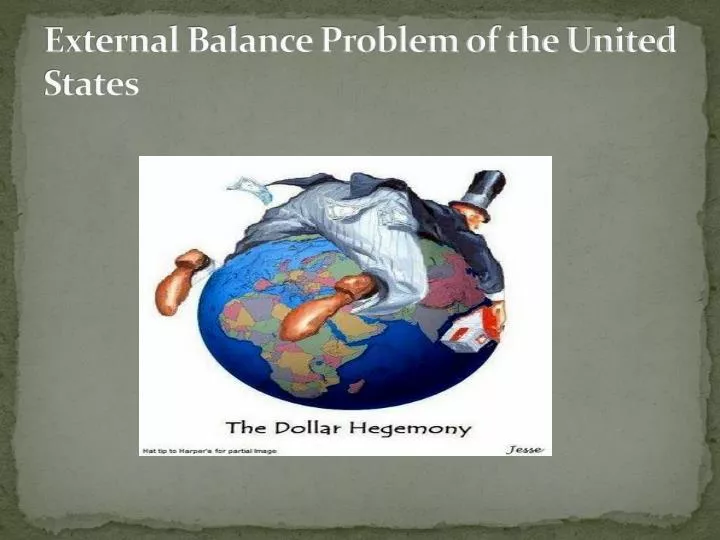 external balance problem of the united states