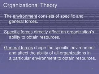 PPT - Organizational Theory PowerPoint Presentation, free download - ID ...