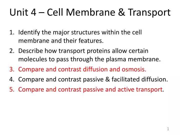 unit 4 cell membrane transport