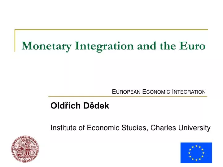 monetary integration and the euro