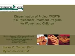 Dissemination of Evidence-Based Treatments from Clinical Treatment Providers Bethesda, MD October 20, 2009