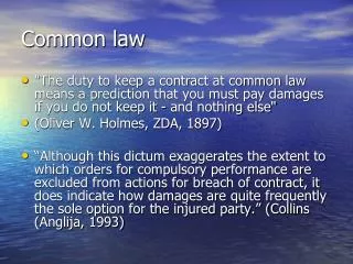 Common law