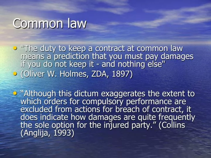 common law