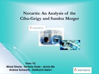 Novartis: An Analysis of the Ciba-Geigy and Sandoz Merger