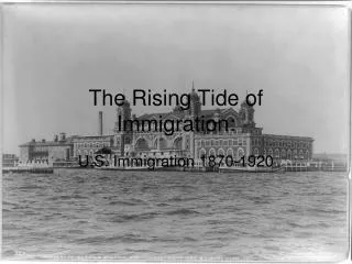The Rising Tide of Immigration:
