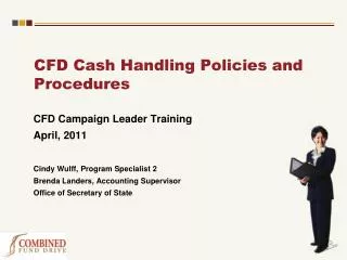 CFD Cash Handling Policies and Procedures