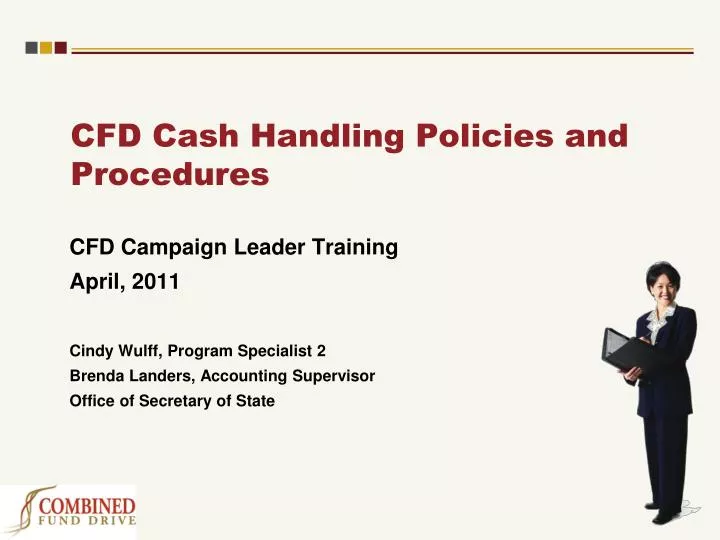cfd cash handling policies and procedures