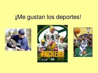 me gustan los deportes