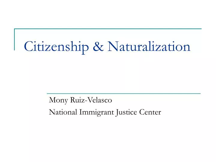 citizenship naturalization