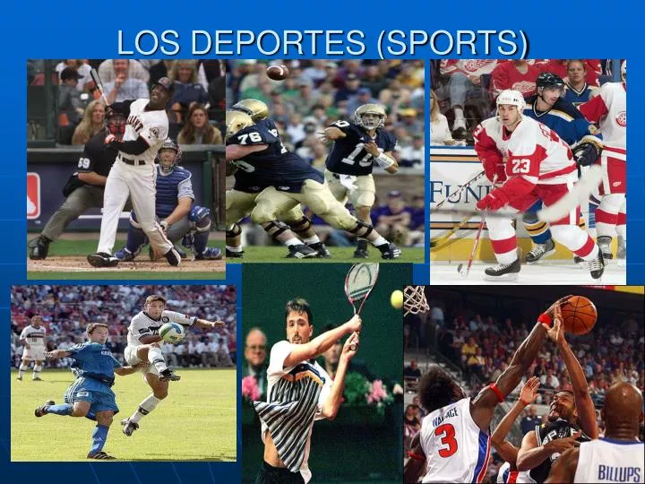 los deportes sports