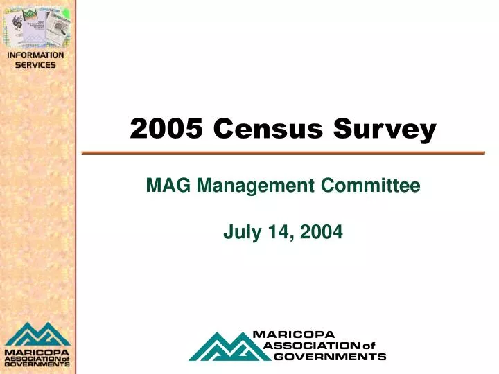 2005 census survey