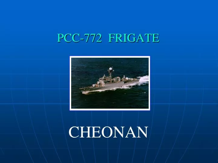 pcc 772 frigate