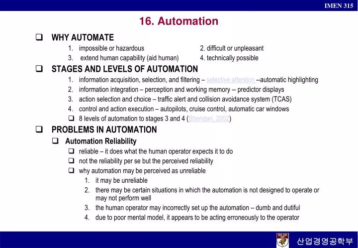 16 automation
