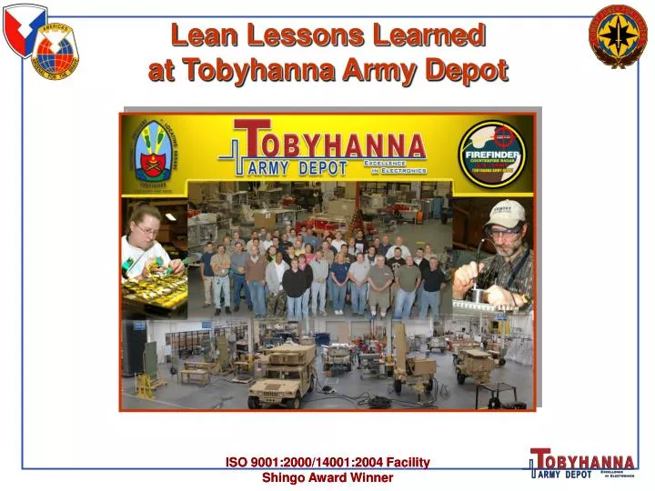 lean lessons learned at tobyhanna army depot