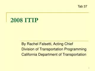 2008 ITIP