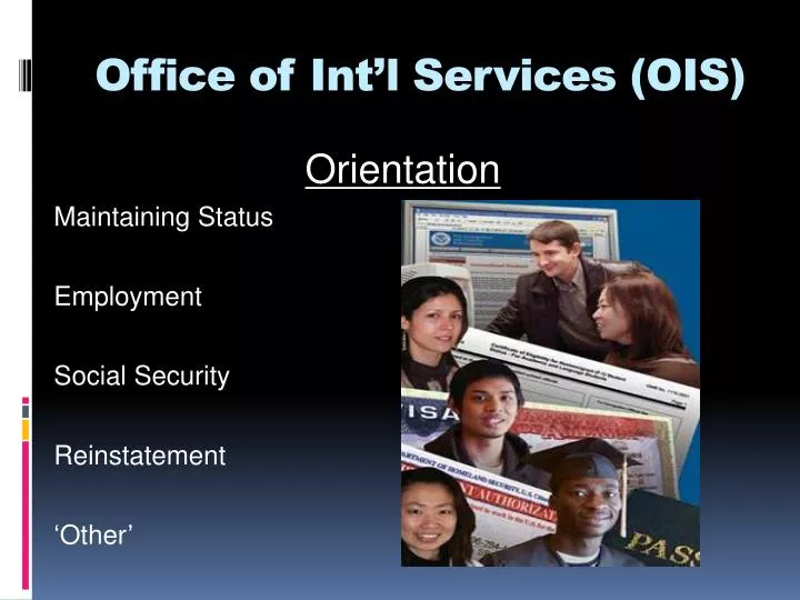 office of int l services ois
